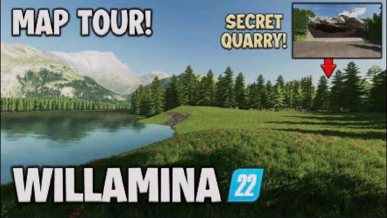 “WILLAMINA 22” FS22 MAP TOUR! NEW MOD MAP | Farming Simulator 22 (Review) PS5.