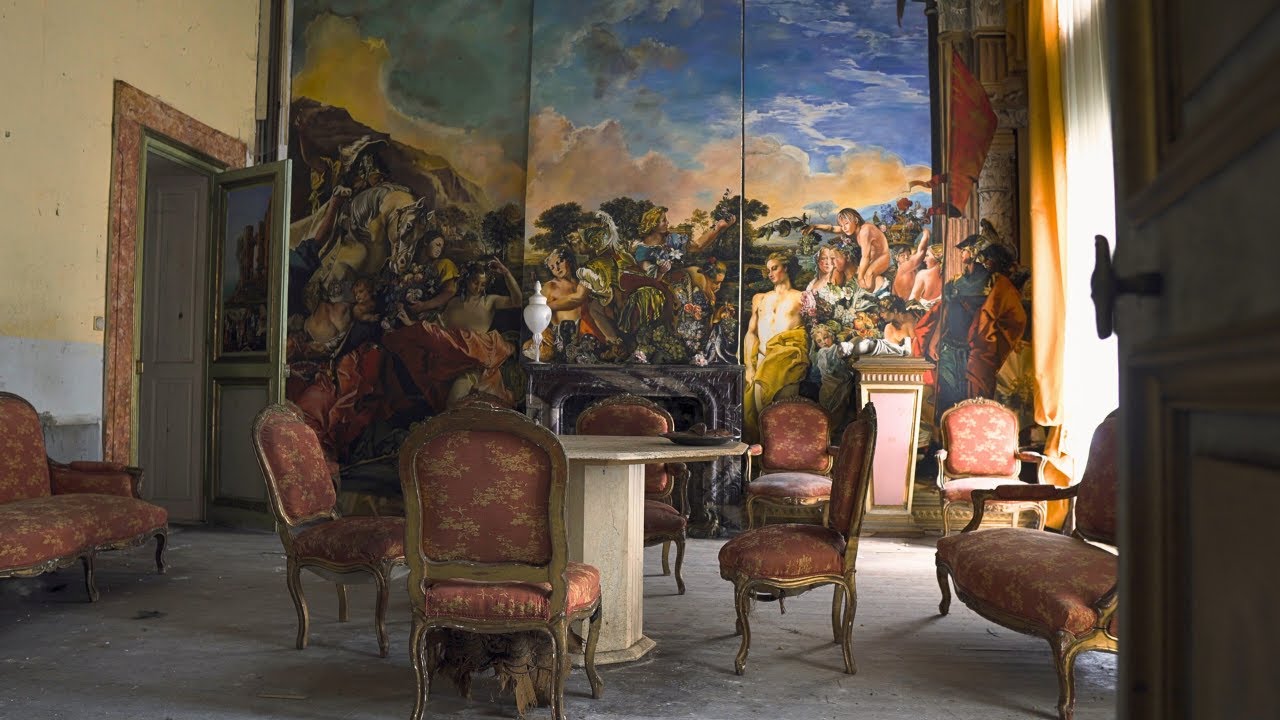 Inside an Abandoned Artist's Mansion | All His Artwork Left Behind