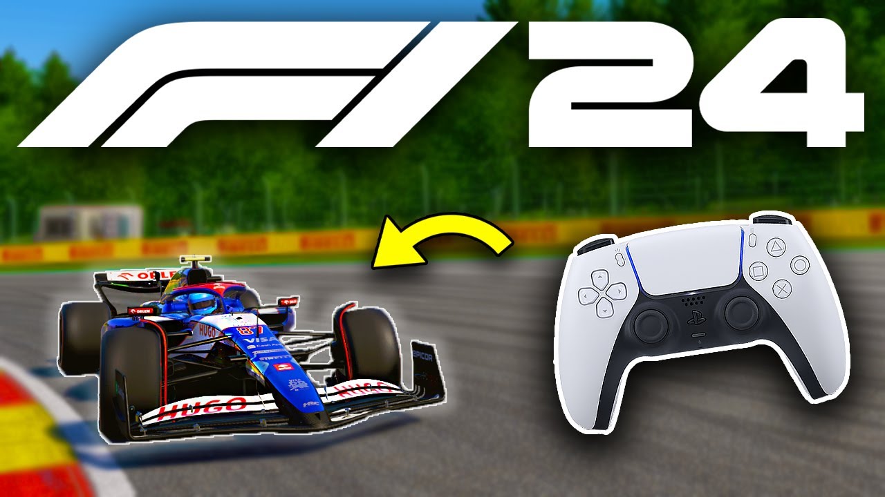 Играю в F1 24 на контроллере...