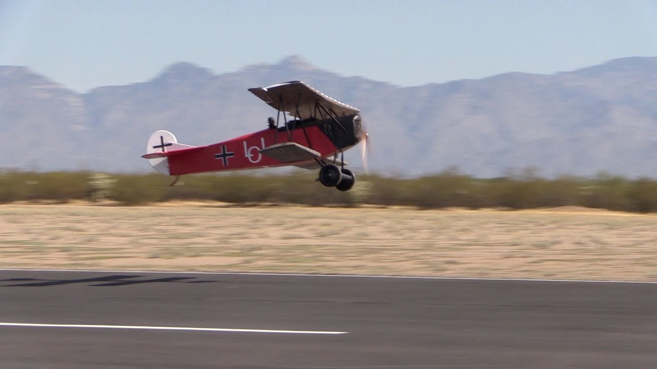 Balsa USA 1/3 scale Fokker DVII (maiden)