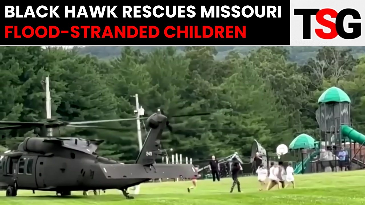 Missouri Floods: Black Hawks Airlift Over 200 Children And Staff From Summer Camp | TSG