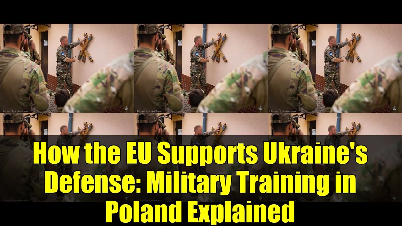 How the EU Supports Ukraine's Defense: Military Training in Poland Explained