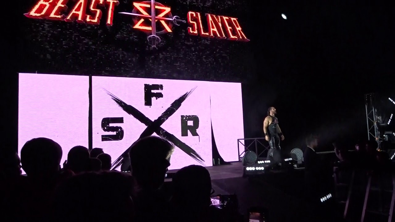 Seth Rollins Entrance video WWE Live Glasgow Hydro
