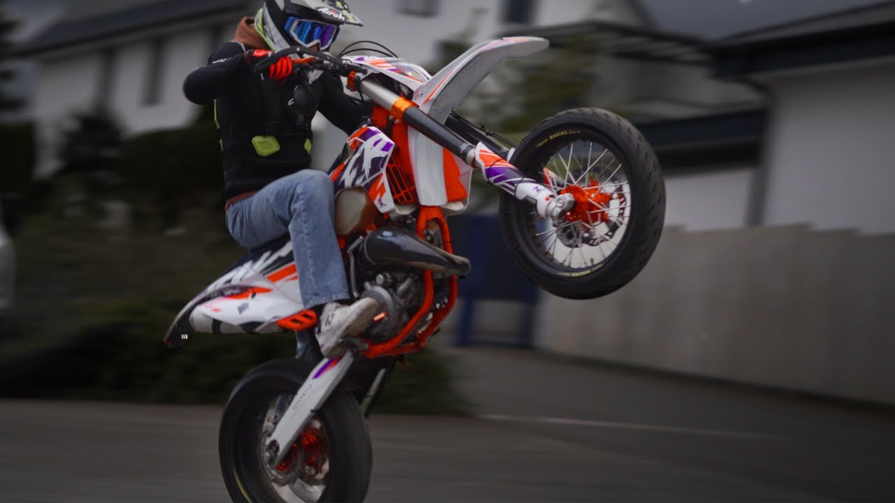Erstes mal Wheelies auf einer KTM EXC 125?! | Jans erste Wheelie versuche | Tutorial