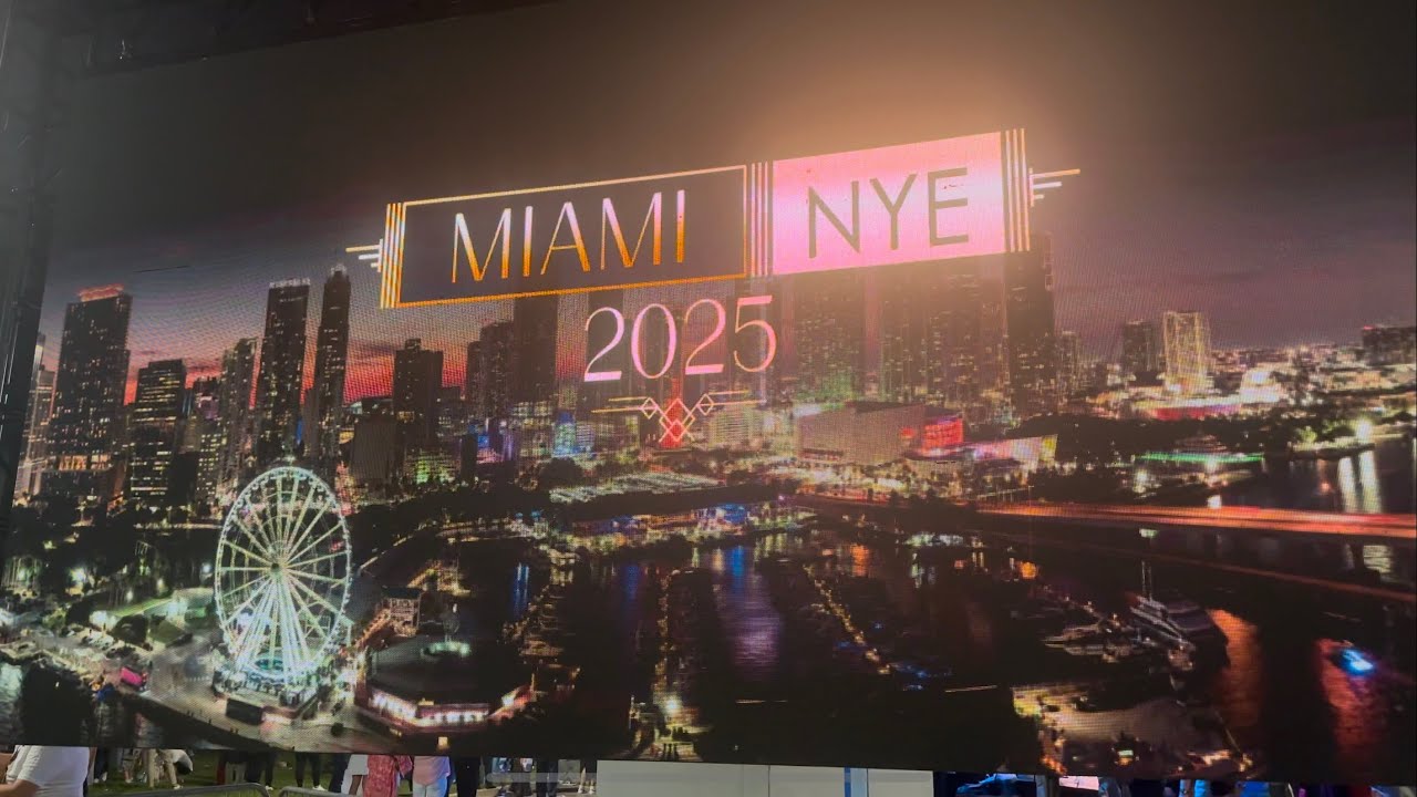 New Years Eve 2025 At Bayside Marketplace Miami Florida