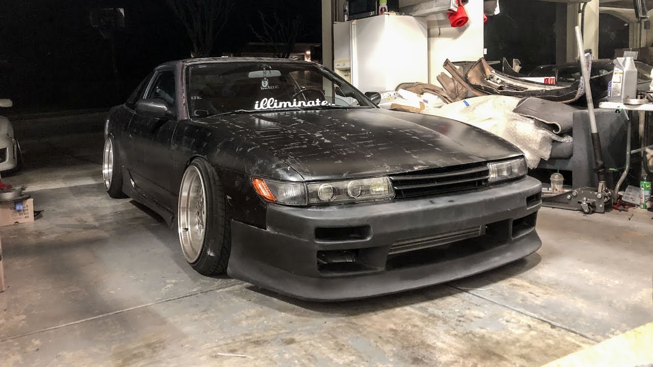 Installing The V-Speed Bumper on my 240SX!