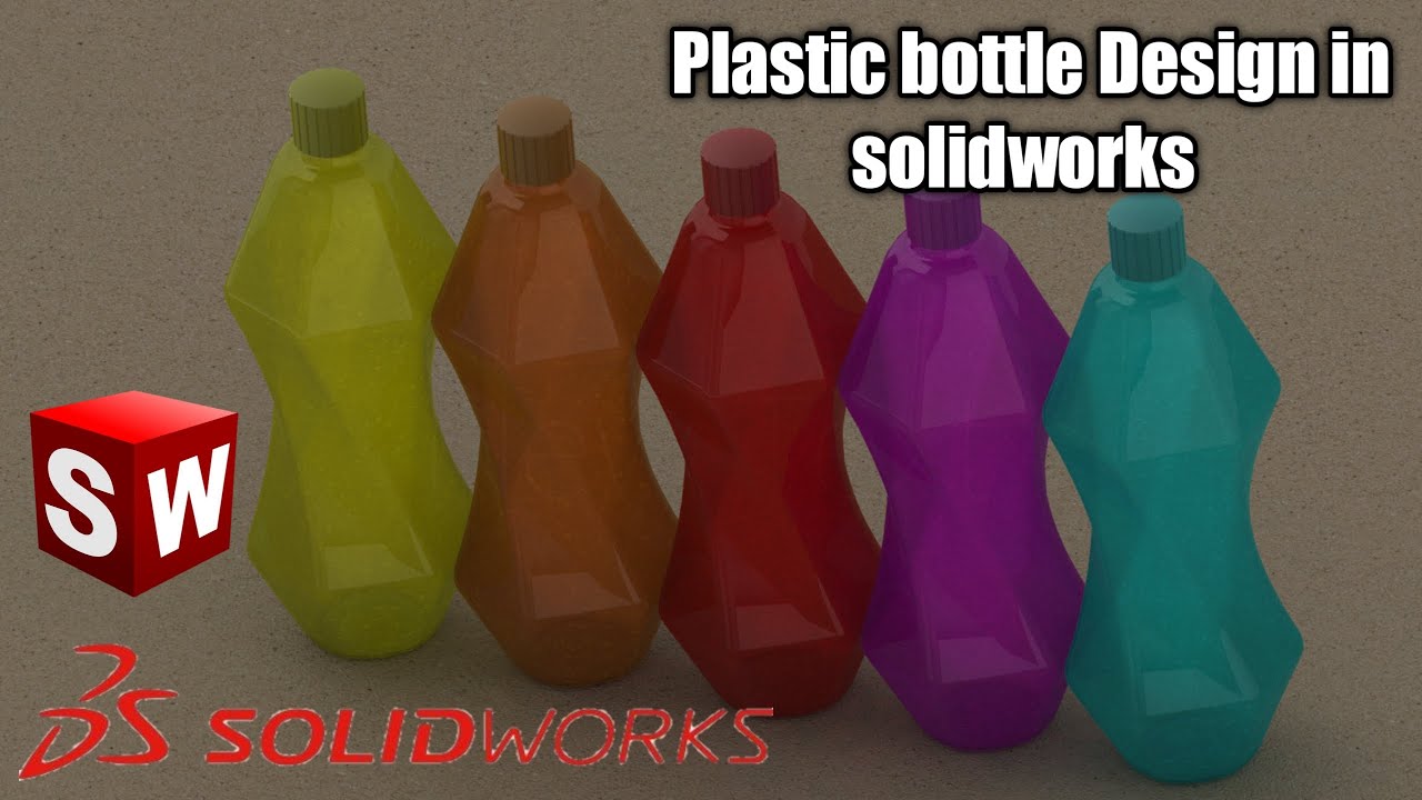 Exercise 05 : How to make 'Plastic bottel' in SOLIDWORKS | Solidworks Advanced| Complex Modelling