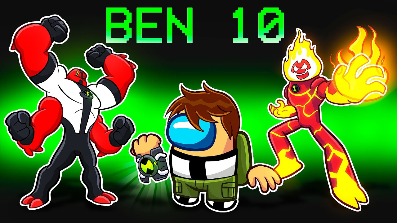 Je me transforme en BEN10 dans une partie sur AMONG US !