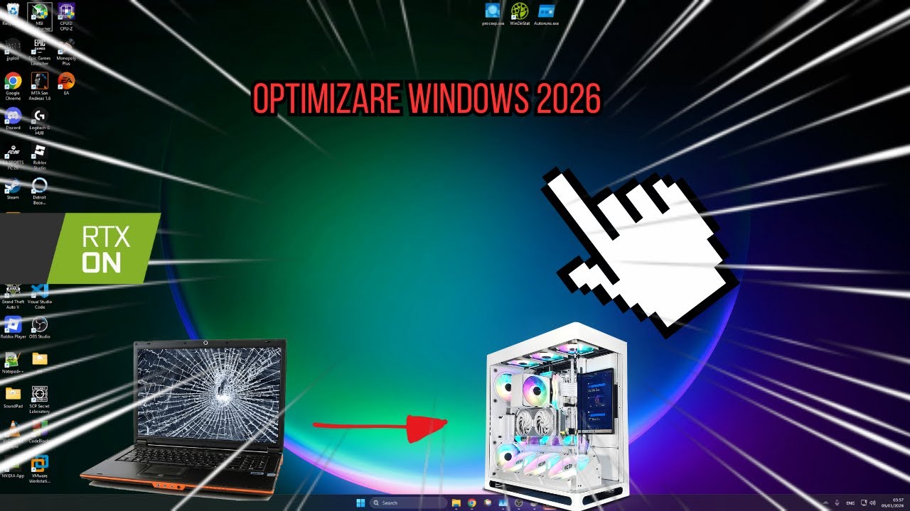 CUM sa OPTIMIZEZI Windows pentru GAMING 2026 [+400 fps]