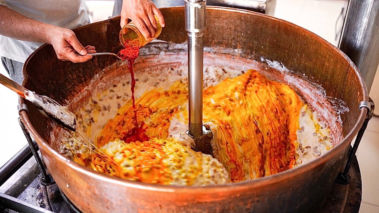 Process of Making Traditional Turkish Delights | How to Make Turkish Delights | Turkish Food