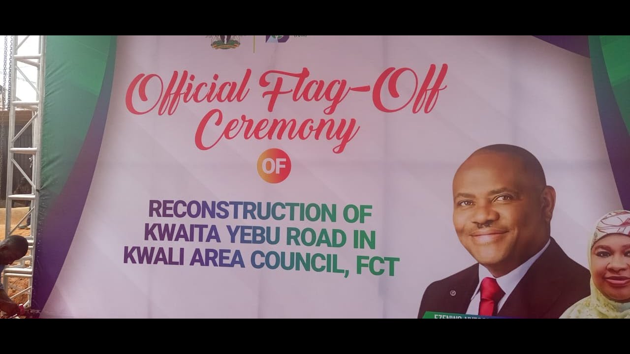 [LIVE] ABUJA:OFFICIAL FLAG-OFF CEREMONY OF RECONSTRUCTION OF KWAITA YEBU ROAD IN KWALI AREA COUNCIL.