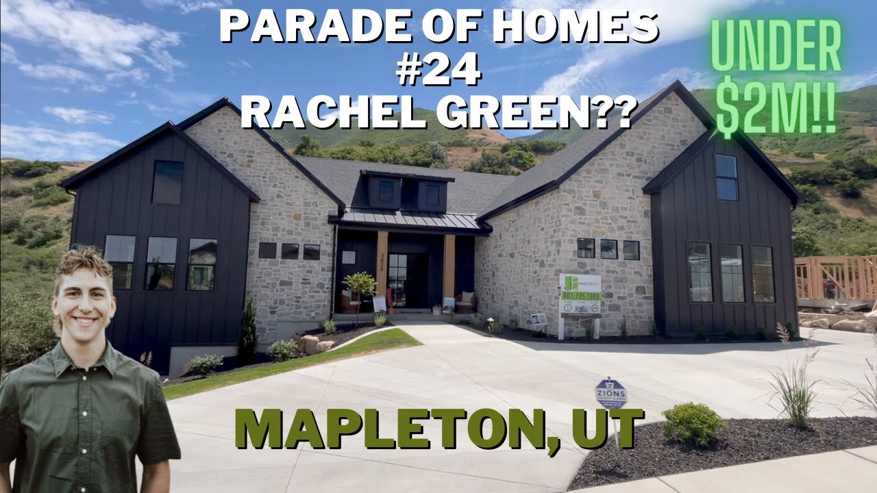 Journey's End Homes | Parade of Homes #24 | Rachel Green | 7175 SF | 7 Bedrooms | Mapleton, Utah