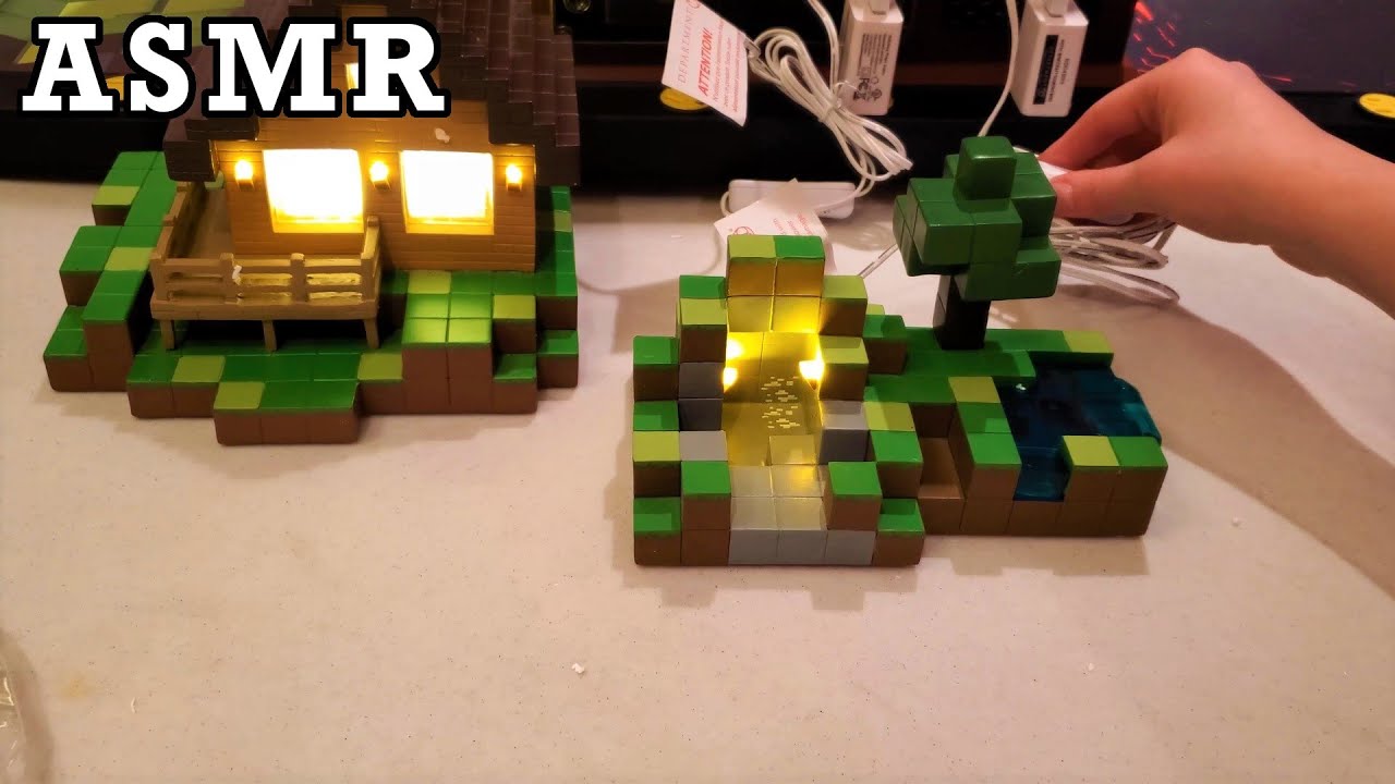 Unboxing Minecraft Village - Dept 56 | ASMR