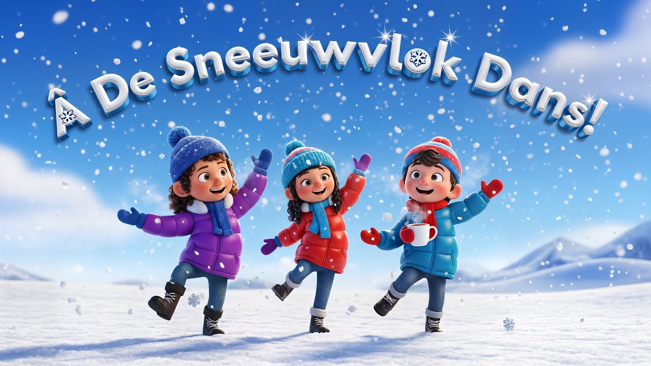☃️ De Sneeuwvlok Dans – Winterpretlied voor Kinderen! ❄️ Zing en Dans Mee!