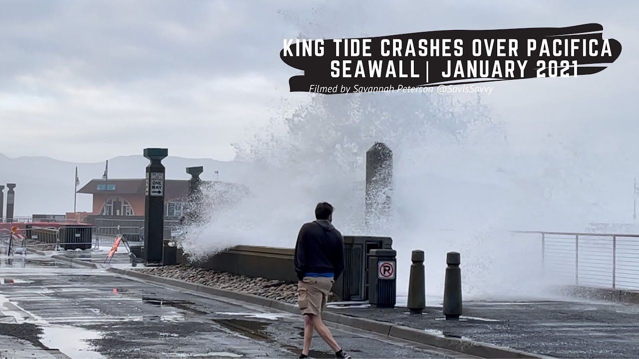 Northern California King Tide, High Surf, and Big Waves in Pacifica, January 2021 #CAwx