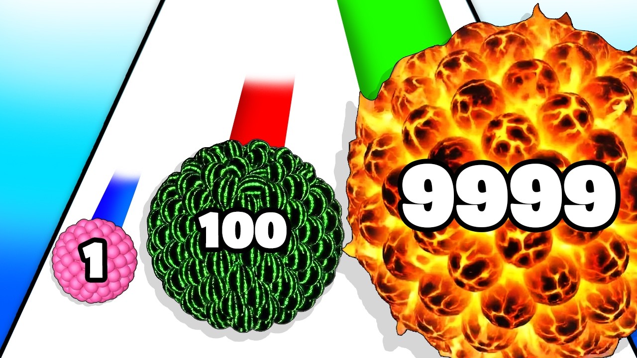 Orbeez Run 3D MAX LEVEL ORBEEZ BALL!