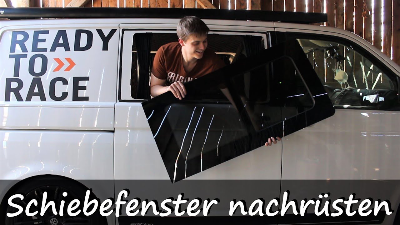 VW T5 / T6 Seitenscheibe mit Schiebefenster nachrüsten - austauschen // Camper Umbau // Teil 16