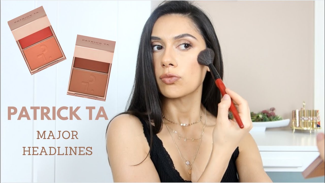 PATRICK TA MAJOR HEADLINES BLUSH REVIEW | CREAM DUO THOUGHTS & TRY ON