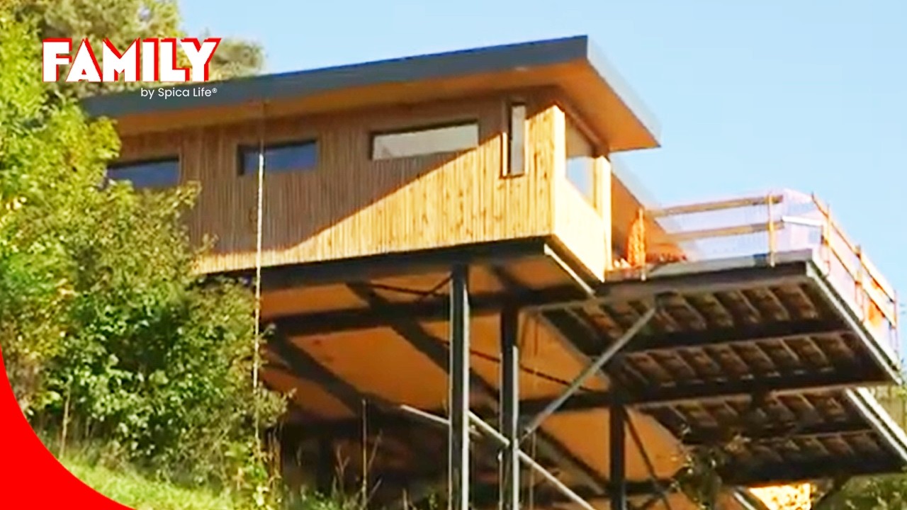 Ils bâtissent leur maison de rêve en haute montagne