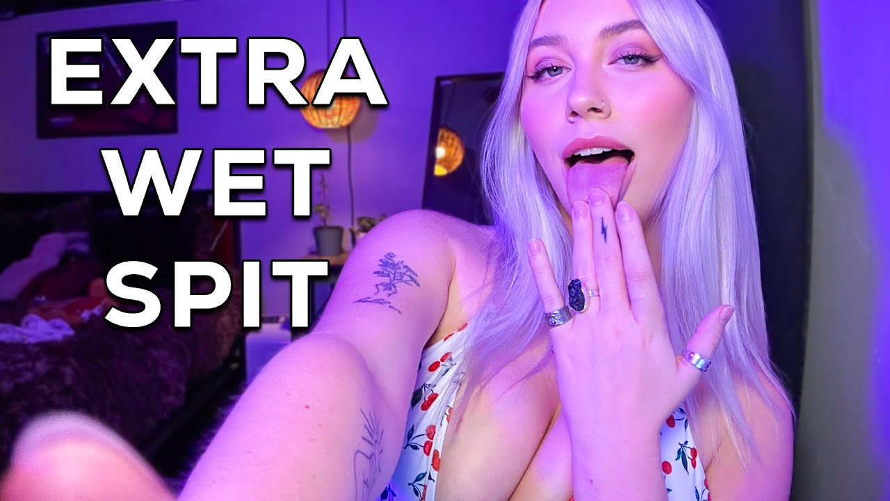 Extreme Wet Spit Painting to Melt Your Brain (ASMR)