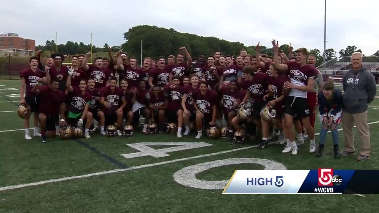 High 5: Concord-Carlisle High School football team