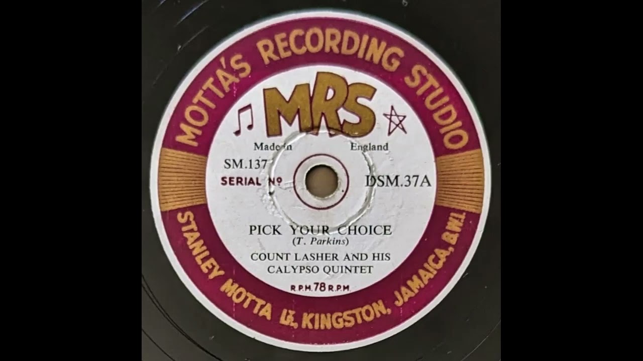 Count Lasher and His Calypso Quintet - Pick Your Choice (1954)