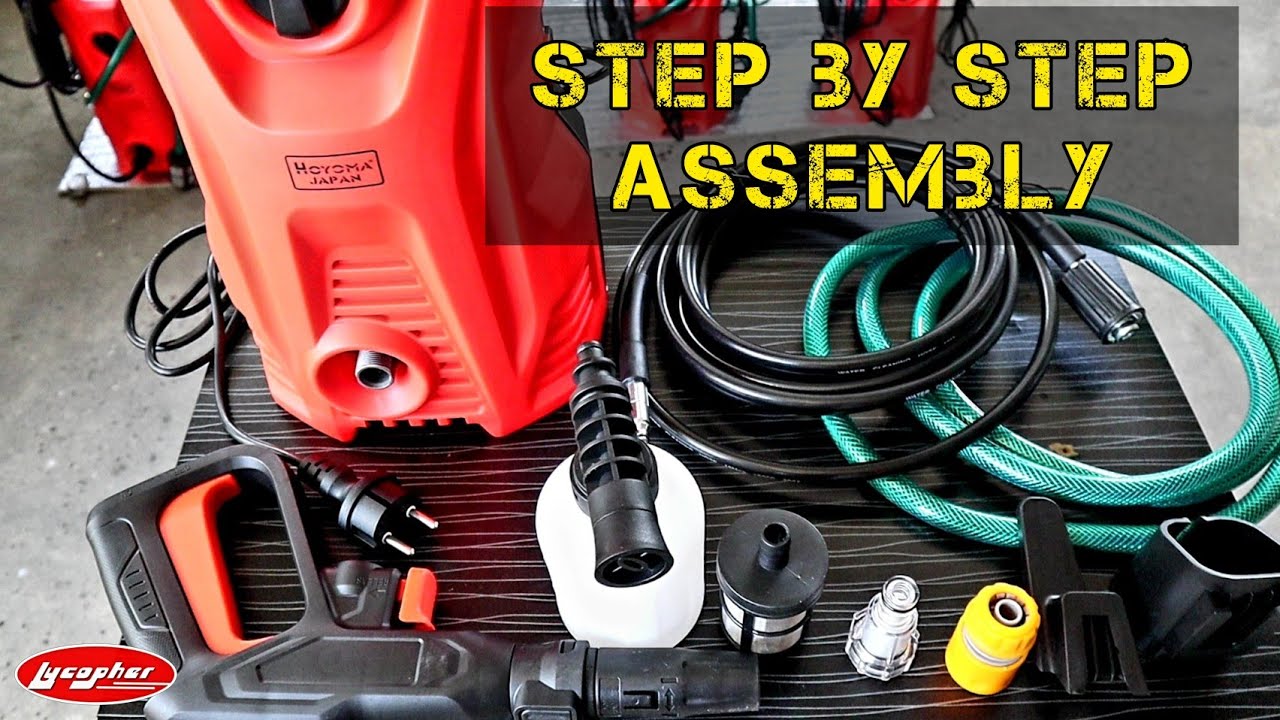 Step by Step Paano i-assemble ang Hoyoma Japan Pressure Washer | Paano Paganahin