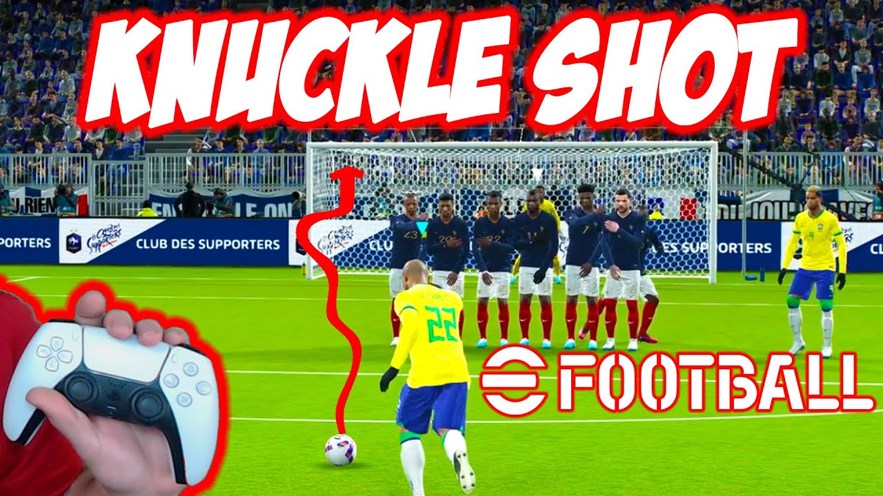 Knuckle Shot Free Kick Tutorial eFootball 2024 *Easy Method* [Console]