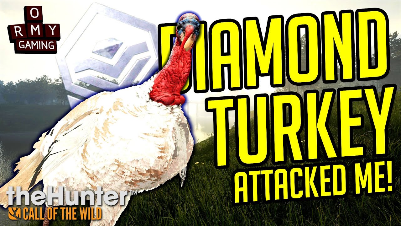A Diamond Turkey ATTACKED ME! (theHunter Call Of The Wild)