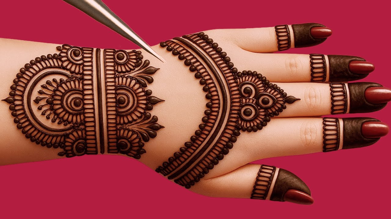 Very beautiful stylish & trending mehndi design | easy & quick mehndi | So pretty mehandi | henna