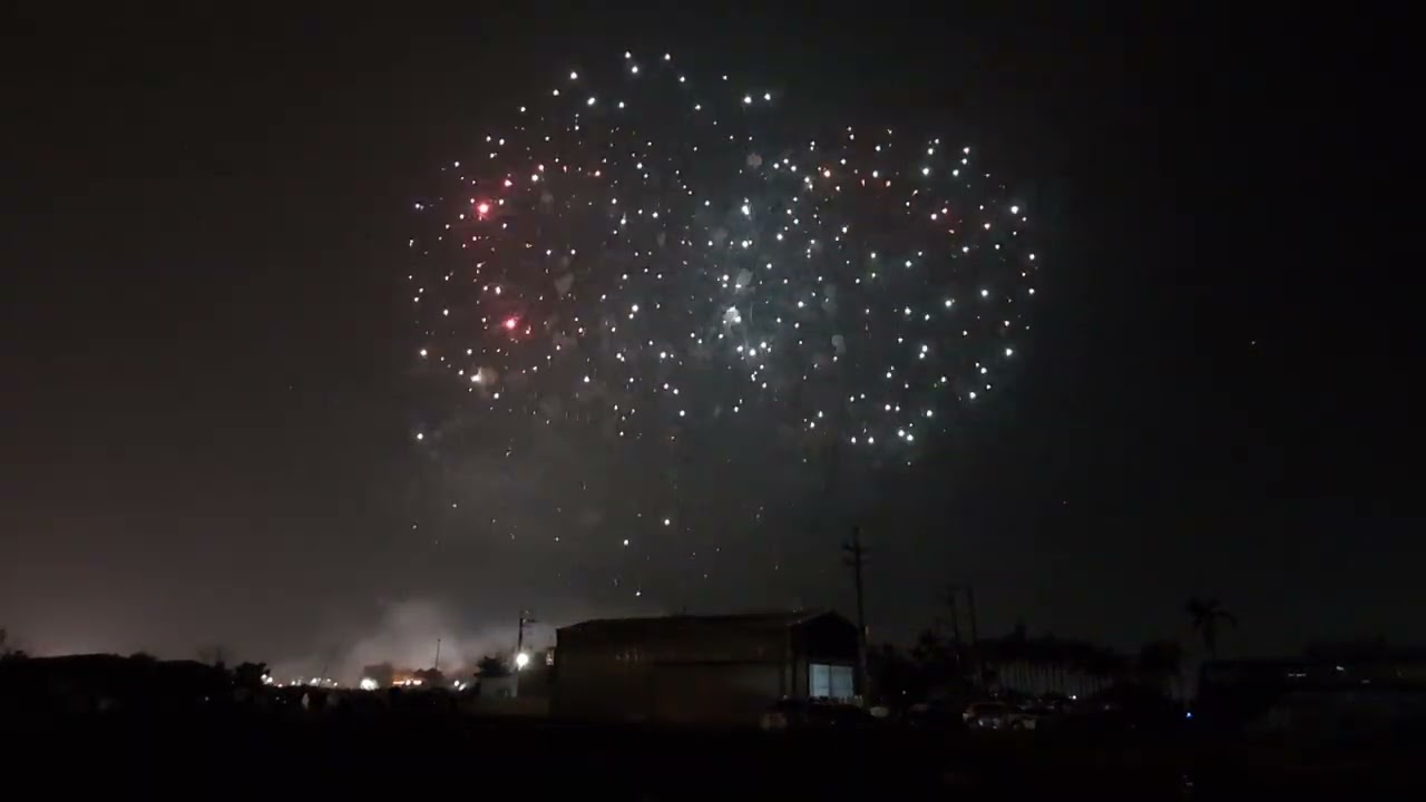 鹿耳門高空煙火第二段2