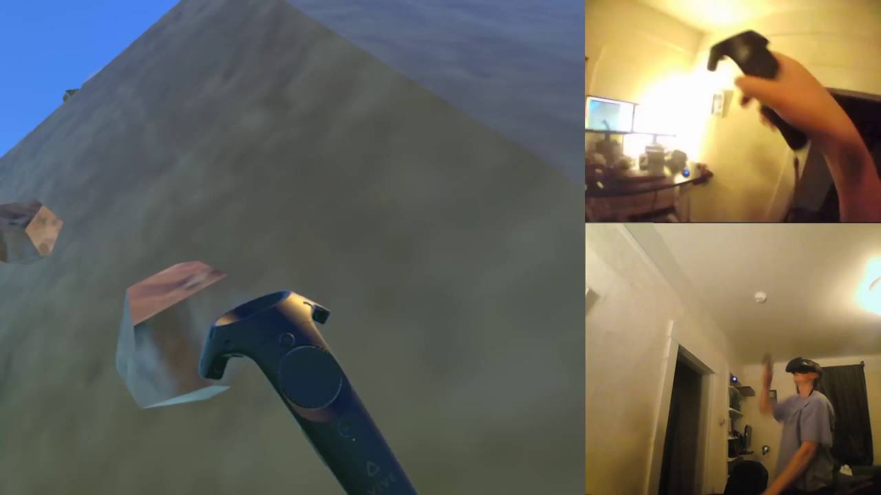 VR Rock Climbing with the HTC Vive