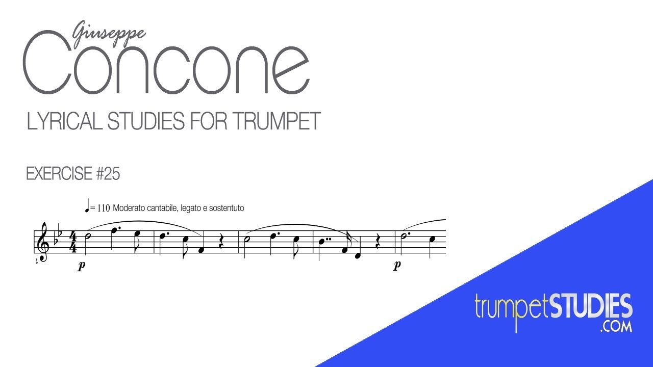 Concone Lyrical Studies, Ex 25
