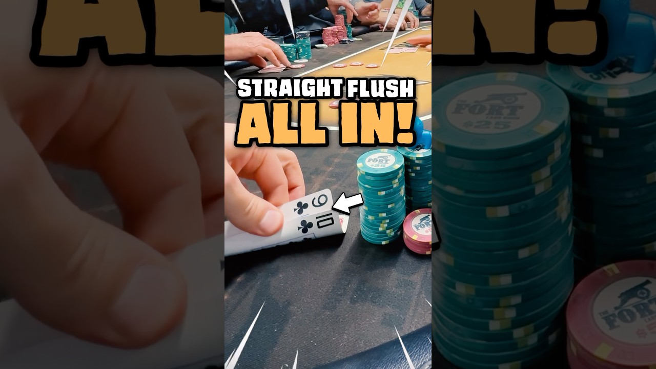 STRAIGHT FLUSH for $2,300⁉️🤯 