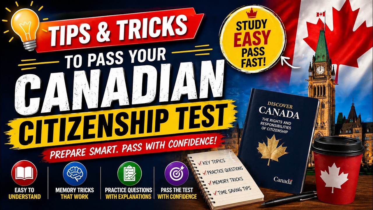 Советы и рекомендации по сдаче теста на канадское гражданство 🇨🇦 | Сдать с первой попытки (Руково...