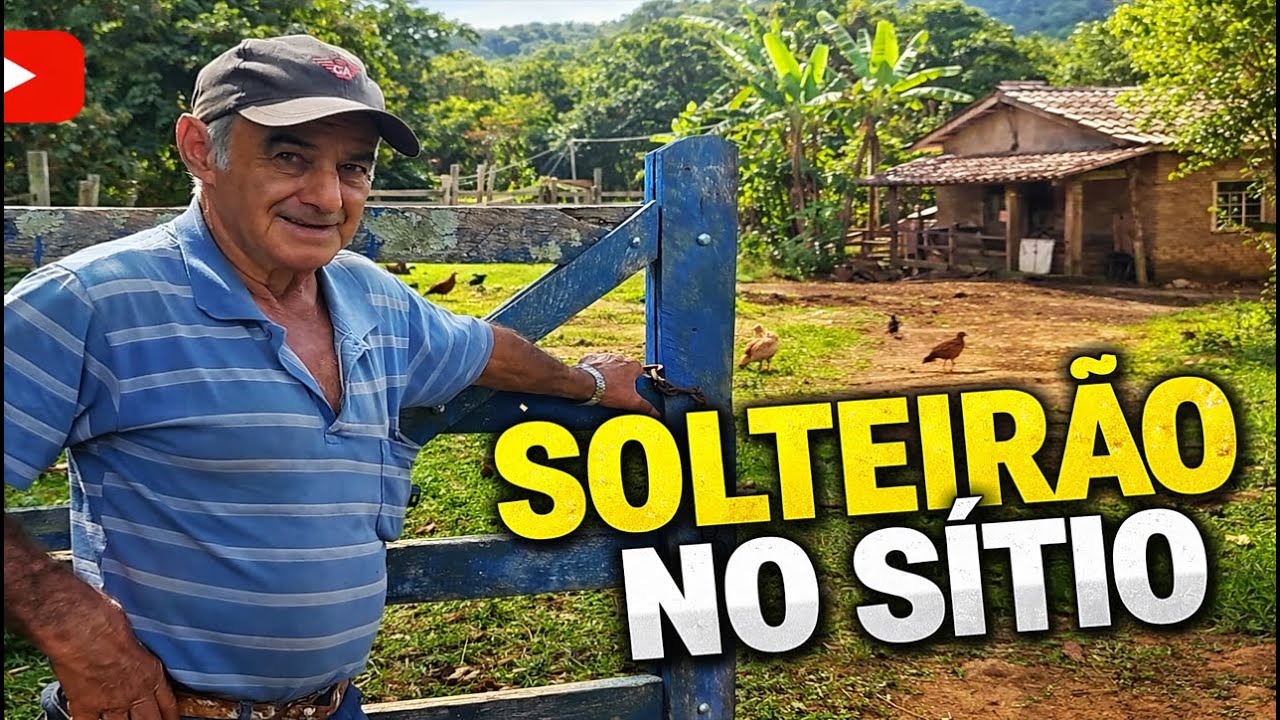 Vive SOZINHO no Sítio herdado dos pais 