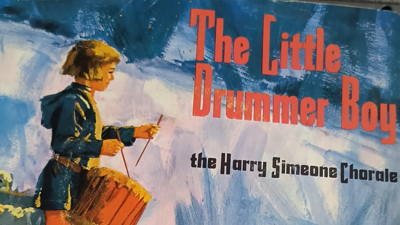 Harry Simon chorale the little drummer boy (original) 45 record 