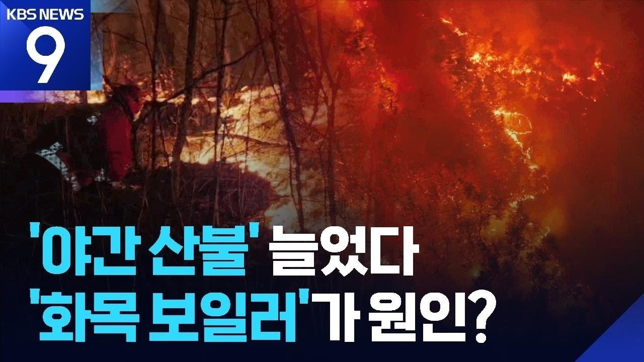 ‘야간 산불’늘고 ‘입산자·담뱃불’줄고…달라진 올해 산불 [9시 뉴스] / KBS  2026.02.25.