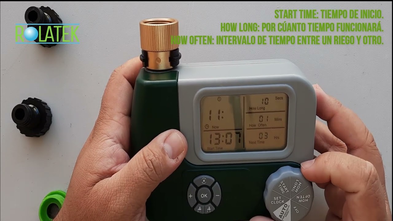 Riego Automático para 2 Zonas inalámbrico