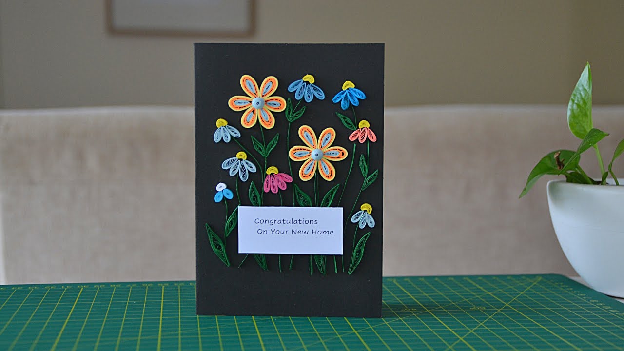 DIY Beautiful Greeting Card | DIY Congratulations Card for New Home | DIY Housewarming Card