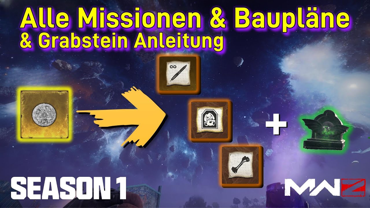 Alle geheimen Baupläne & Missionen + Grabstein Anleitung einfach erklärt | Season 1 | MWZ