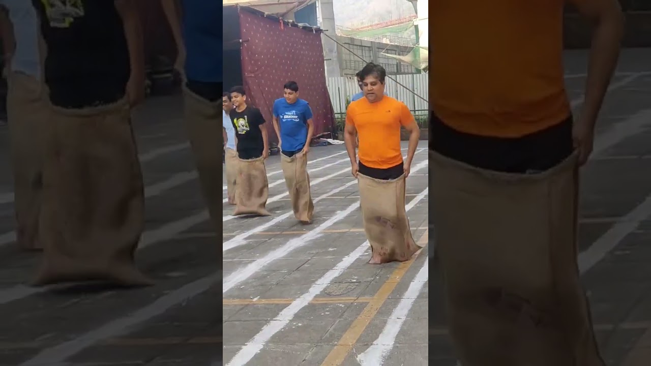 Sack Race # Fun Game ideas