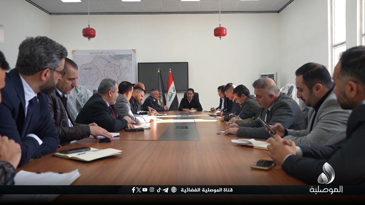 محافظ نينوى يترأس اجتماعاً أمنياً موسعاً لضبط أسعار المواد الغذائية ومنع ارتفاعها في الأسواق