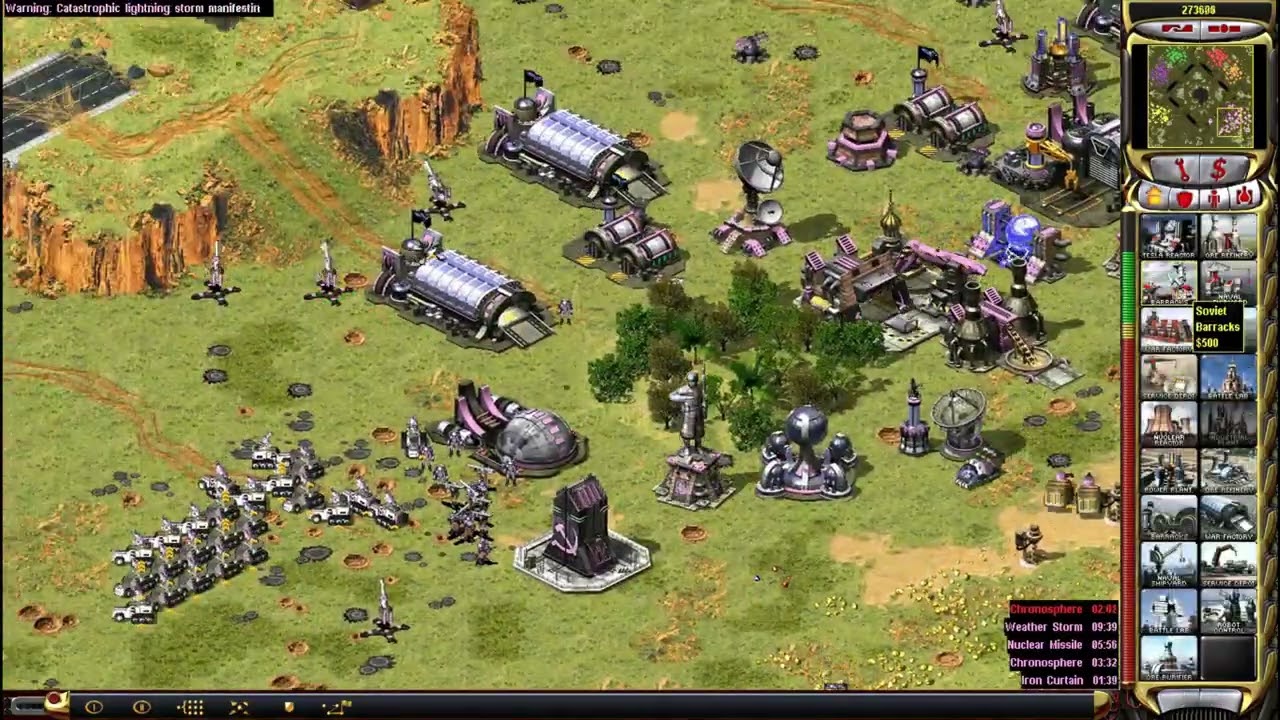 Yuri's Revenge 1vs 7 Extra Hard Mod watering hole Map by mrk65