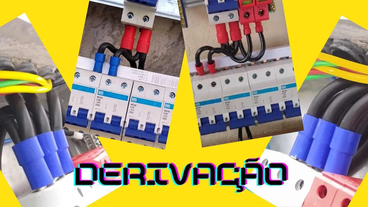 COMO FAZER DERIVAÇÃO USANDO TERMINAL PINO//