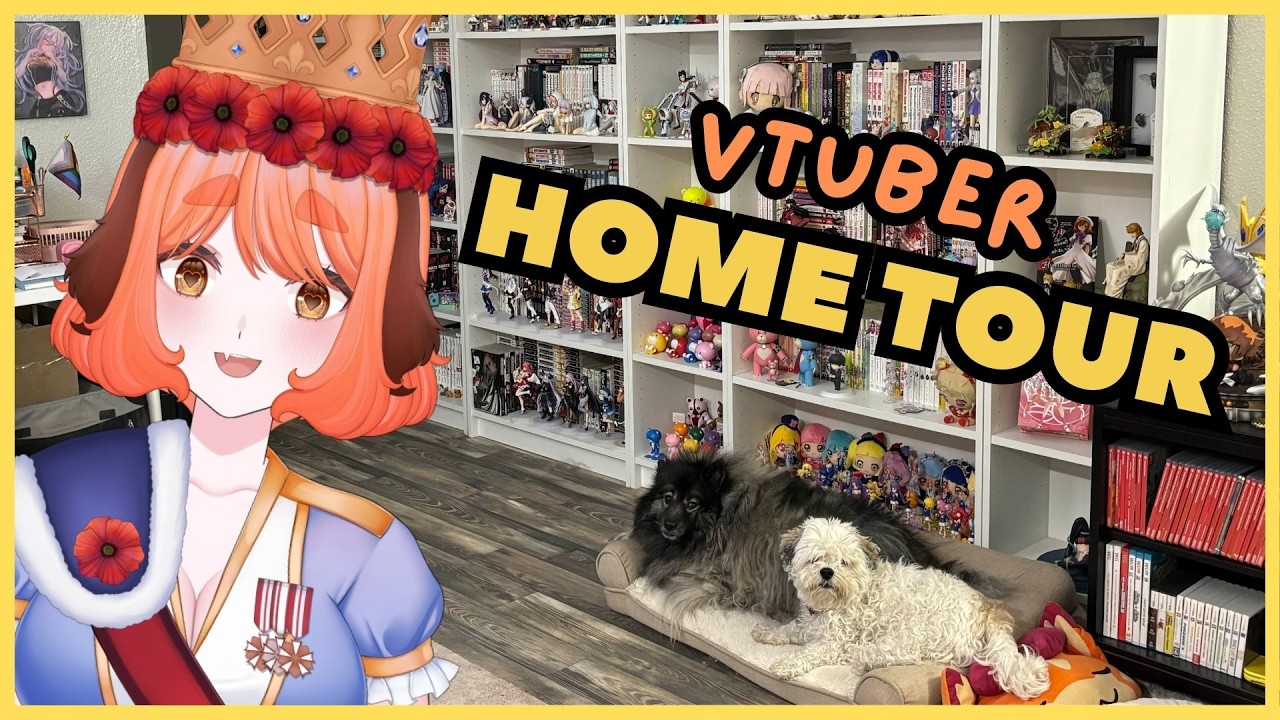 Vtuber's Manga and Anime Merch Collection Home Tour! | Donothon Rewards