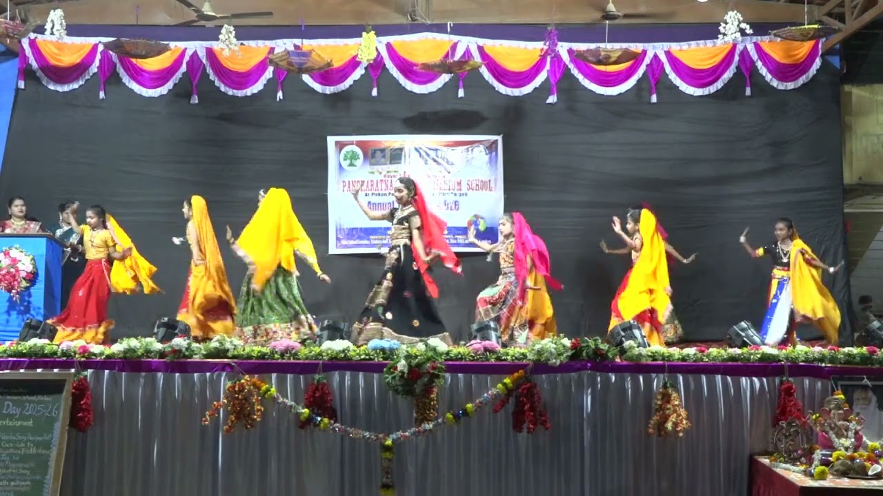 4th Std Student Rajesthani Dance