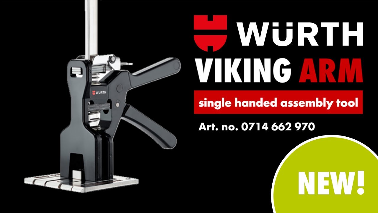 W&uuml;rth Viking Arm: One-handed Assembly Tool