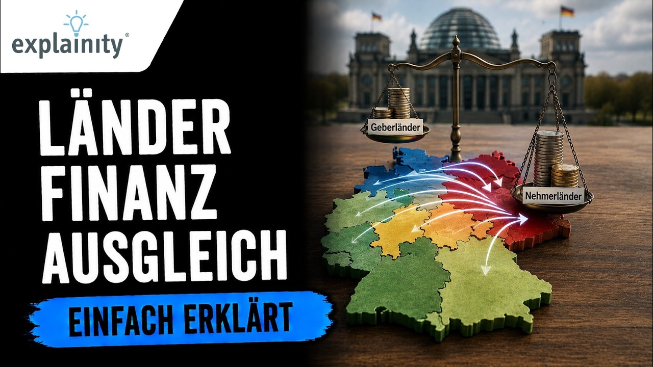 Länderfinanzausgleich einfach erklärt (explainity® Erklärvideo)