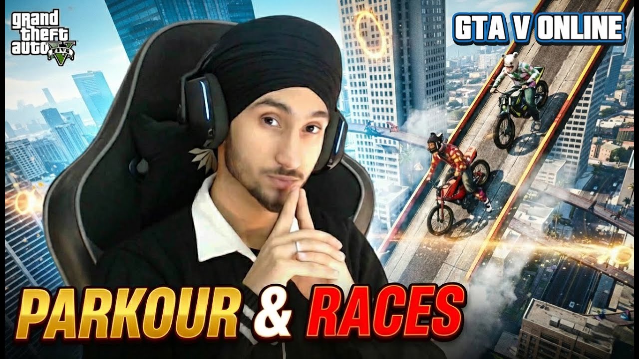🔴 LIVE: GTA V Online – Pro Parkour Stunts & High-Speed Races! 🚗💨 | Guri Plays